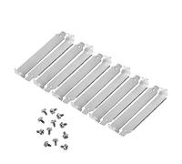 Artibetter Placa Ciega De Ranura Pci para Carcasa De Computadora, Accesorios para Pc, Diseño Ventilado, Protección contra Polvo y Disipación Térmica, Compatible Cajas Compactas, Color Plateado