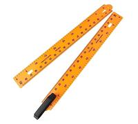 Artibetter Plástica Seccional con para Medición Precisa Escuela y Oficina Herramienta Didáctica para Matemáticas Color Amarillo