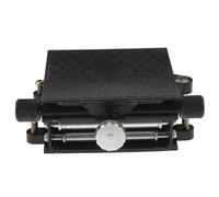 ARTIBETTER Plataforma Elevadora de Laboratorio y Tareas de Carpintería para Experimentos Biológicos Elevador de Mesa de Aluminio Negro con Soporte de Tijera y Ajuste Horizontal