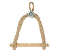 Artibetter Portarrollos de Papel Higiénico de Ratán y Madera Montado Pared Estilo Mediterráneo Bohemio Resistente Manchas Organizador para Baño y Cocina