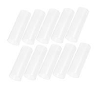 Artibetter Protector de Batería 18650 Blanco de Plástico, Tubo Aislante Termorretráctil Portátil y Versátil, Pack de 10 Unidades para Uso Industrial