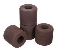 Artibetter Protector De Puerta Infantil Anti-pellizcos De Eva Marrón, 4 Unidades, Tope De Puerta Anti-portazos, Protección Segura para Niños El Hogar