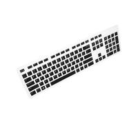 Artibetter Protector de Teclado de Compatible con DELL Película Protectora y Antipolvo Fácil de Limpiar Resistente Altas y Temperaturas Color Negro Translúcido