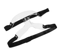 Artibetter Protector Facial Deportivo de Pvc Liviano para Hombres y Mujeres, Protección Nasal Ajustable para Baloncesto, Fútbol y Fiestas, Adecuado para Entrenamiento y Actuaciones