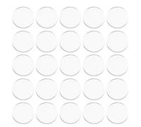 Artibetter Protectores de Mesa de Vidrio Antideslizantes Transparentes 40 Piezas, Almohadillas de Goma No Adhesivas 20 Mm X 3 Mm para Muebles, Parachoques Protectores y Espaciadores