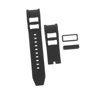 Artibetter Pulsera Ajustable al Sílice Agua Gel de Deportiva Resistente Tamaño Correa y Diseño Negro para Reloj Inteligente para Uso Diario