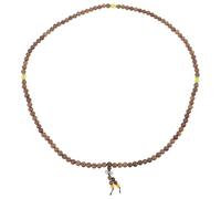 Artibetter Pulsera de Madera Artesanal para Mujer y Hombre, 108 Cuentas Budistas, Resistente y Cómoda, Estilo Simple y Delicado para Oficina y Citas