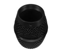 Artibetter Rejilla del Micrófono de Mano Metálica Negra Cubierta Protectora para Micrófono Construcción de Malla Duradera Reemplazo del Parabrisas Compatible con Micrófonos Ktv