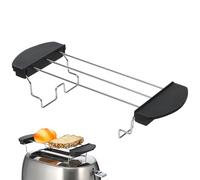 Artibetter Rejilla para Tostadora de Acero Inoxidable, Soporte para Tostar Pan Resistente al Calor, Accesorio para Cocina Compatible Múltiples Modelos, Fácil de Limpiar y Apto Lavavajillas,