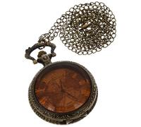 Artibetter Reloj de Bolsillo Retro de Cuarzo Mapa, Ligero y Resistente al Óxido, Adecuado para Estudiantes y Compañeros de Trabajo