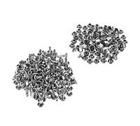 ARTIBETTER Remaches Dobles para Diy Accesorios de Cuero Reparación y Decoración de Maletas Bolsos Zapatos y Cinturones Plata
