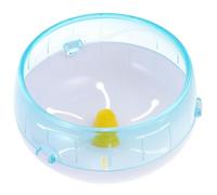 Artibetter Rueda para Hámster Silenciosa de Plástico Soporte, Diseño Creativo y Tamaño Adecuado para Pequeños Roedores en Casa o Tienda de Mascotas