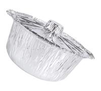 Artibetter Sartén de Papel de Aluminio para Barbacoa Portátil 5300ml Tapa, Bandeja Desechable Resistente a Altas Temperaturas, Adecuado para Camping y Cocina al Aire Libre