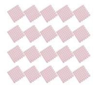 Artibetter Servilletas de Papel Rosa a Cuadros Pastel Bordes Festoneados, 40 Piezas, Absorbentes y Fáciles de Limpiar, Ideales para Shower y Fiestas de Té
