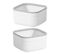 Artibetter Set de 2 Cubos de Basura de Escritorio Miniatura sin Tapa, Material Pp Resistente, Capacidad Inferior a 4l, Diseño Compacto para Oficina y Mesa de Noche