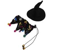 ARTIBETTER Sombrero de Bruja para Perro de Halloween para Mascotas Disfraz de Bruja para Cachorro Accesorios de Fiesta para Gato y Perro