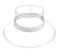 Artibetter Sombrero Protección contra Sol y Lluvia Transparente de Pescador Blanco para Fiesta Verano en Playa y Turismo