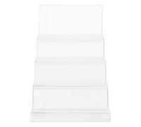 Artibetter Soporte de Exhibición para Billetera de Acrílico Transparente de 4 Capas, Estante para Escritorio, Resistente y Grueso, Adecuado para Tienda, Joyería y Exhibición de Productos