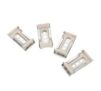 Artibetter Soporte de Fijación para Persianas Enrollables 36 Mm, 4 Piezas, Herrajes de Montaje para Rieles de Cortina de Techo, Instalación Fácil para Interiores, Soporte Resistente