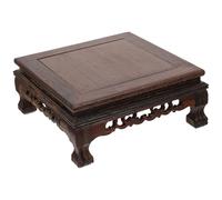 Artibetter Soporte de Madera Rectangular Color Café para Decoración Hogar, Pedestal Multifuncional para Exhibir Jarrones, Antigüedades y Objetos Decorativos en Casa Estilo Varios estilos
