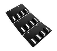 ARTIBETTER Soporte para Cortapelos de Peluquería 3 Unidades Negro, Organizador de Herramientas Cabello para Salón, Portaherramientas de Mesa Compatible Máquinas de Cortar Cabello