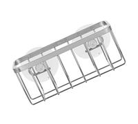 Artibetter Soporte para Esponja Fregadero Acero Inoxidable con Ventosa Escurridor Estropajos para Cocina Organizador Colgante para Esponjas y Utensilios Pequeños Ahorra Espacio Fregadero