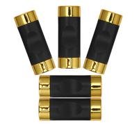 Artibetter Soporte para Palillos de Aleación 5 Piezas, Diseño Almohadilla Borde Dorado, Reposatenedores Decorativos para Cocina y Restaurante, Porta Cubiertos para Mesa Organizada