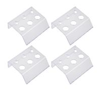 Artibetter Soporte para Tazas de Pigmento Acrílico Diseño Arqueado, Multiusos para Pigmentos y Vasos de Color, 4 Piezas para Uso Profesional y Doméstico