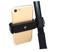 Artibetter Soporte para Teléfono Clip y Cierre De Seguridad para Selfie, Ligero y Compacto, Compatible Palos Selfie, Color Negro, Tamaño Estándar