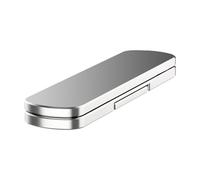 Artibetter Soporte para Teléfono Móvil Plegable Invisible de Aluminio Rotación 360°, Color Plateado, Soporte Ajustable Compacto Adecuado para Ver Películas y Uso Manos Libres