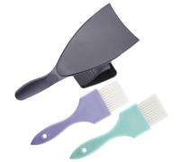 ARTIBETTER Tablero de Plástico para Teñir el Cabello Juego de 3 Herramientas y Pinceles para Coloración sin Desorden Adecuado para Tintes Caseros y Salón Profesional