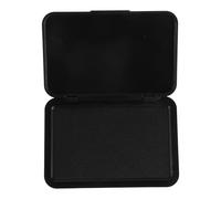 Artibetter Tampón de Tinta de Secado Rápido, Almohadilla de Tinta para Sellos de Goma, Negro, Plástico Esponja, Portátil, para Cartas, Manualidades y Scrapbooking, Profesor