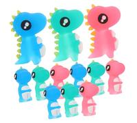 Artibetter Tapas Para Lápices De Silicona Suave, Mini Tamaño Dibujos Animados De Dinosaurios, 12 Piezas, Protectores Flexibles Para Puntas, Accesorios Prácticos Para Escolares y Adolescentes