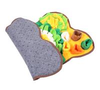 Artibetter Tapete de Alimentación Alfombrilla de Olfateo en Forma de Hueso para para Entrenamiento y Juego de Búsqueda Material Seguro y Diseño Interactivo