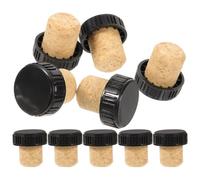 Artibetter Tapones de Vino en Forma de T, 24 Piezas, Corchos de Madera y Plástico, Ligeros y Fáciles de Usar para Botellas de Vino en Casa