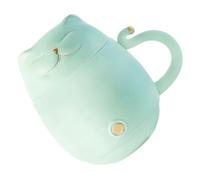 Artibetter Taza de Té de Cerámica Diseño de Gato, 350ml y Tapa | Infusor Incluido, Asa Cómoda y Superficie Lisa, Adecuado para Té Suelto en Casa o Escritorio