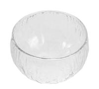 Artibetter Tazón Japonés para Matcha de Vidrio Transparente Martillado de 560ml, Resistente al Calor y Fácil de Limpiar para Ceremonia de Té en Casa