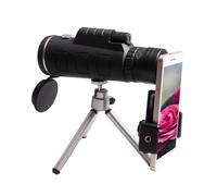 Artibetter Telescopio con Lente 40x60 De Visión Nocturna con Trípode Brújula Lente Bak4 Campo De Visión Amplio para Búsqueda De Y Eventos Deportivos