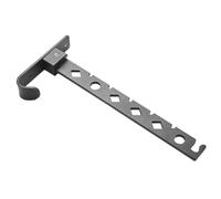 Artibetter Tendedero Pared de Aluminio Negro Percha Estética para Ropa Ahorra Espacio Baño Balcón y Dormitorio Sin Taladrar Resistente y Oculto