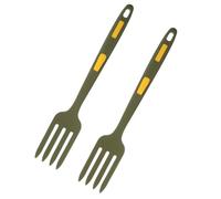 ARTIBETTER Tenedores de Cocina Resistentes al Calor de Silicona 2 Unidades Grandes para Pasta y Ensalada Utensilios Lavables para Uso Doméstico y Profesional Auxiliares de Cocina