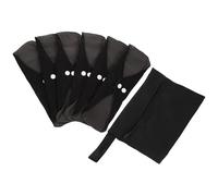 ARTIBETTER Toalla Sanitaria Lavable Reutilizable M para Menstruación y Posparto, 6 Unidades Bolsa de Almacenamiento, Absorción Alta, Transpirable y Cómoda para Uso Exterior