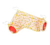 Artibetter Túnel de Tela Amarillo para Pequeños Animales, Escondite Cómodo y Resistente Que No Se Desvanece, Adecuado para Jugar y Descansar Suelo o Coche