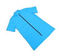 Artibetter Uniforme de Trabajo Hospitalario para Mascotas Azul de Nylon, Práctico y Antiestático, Adecuado para Peluquería y Tienda de Mascotas