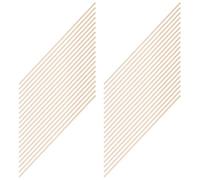 Artibetter Varillas de Madera de Balsa Natural 30cm para Manualidades 40 Piezas, Fáciles de Tallar y Lijar, Ideales para Decoración Interior y Proyectos Creativos