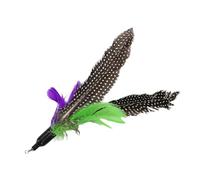 Artibetter Varita de Plumas 5 Cabezas de Repuesto para Juguete de Gatos Accesorios Interactivos para Juego y Movimiento Color Aleatorio