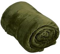 ArtiCasa Manta de Forro Polar 150 x 200 cm - Colcha - Manta para sofá - Manta para sofá para 1 Persona - Decoración de salón - Lavable a máquina - Verde Oscuro - Forro Polar/poliéster