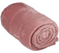 ArtiCasa Manta Polar 150 x 200 cm - Colcha - Manta - Manta para sofá - Manta para sofá para 1 Persona - Decoración Salón - Lavable a máquina - Rosa - Lana/Poliéster
