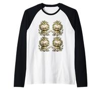 Artichoke Decor For Gardener with Healthy Lifestyle Happy Camiseta Manga Raglan