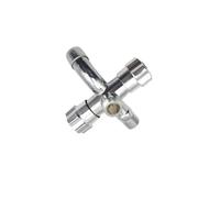 Articulación flexible para grifo de baño de 3 vías, interruptores de brazo de ducha, unidad de juntas sostenibles, fijación rápida para fregaderos de baño, desviadores de doble cabezal