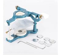 Articulador semiajustable de laboratorio dental, articulador universal de dentadura, 3 articuladores dentales ajustables tipo 2 para modelo de yeso, con destornillador (azul)